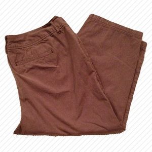 St John's Bay Pinstriped Capri 16W